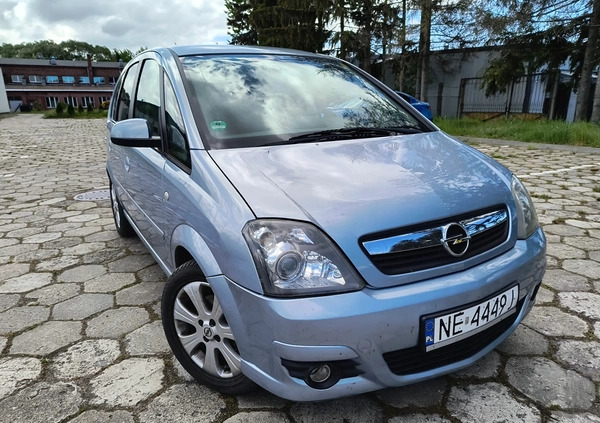 Opel Meriva cena 13550 przebieg: 140337, rok produkcji 2008 z Elbląg małe 326